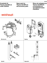 Ersatzteilliste 2015 für Weishaupt WTU-S Stahl-Heizkessel