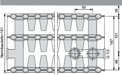 Anschlussmaße Ventilheizkörper Typ 33