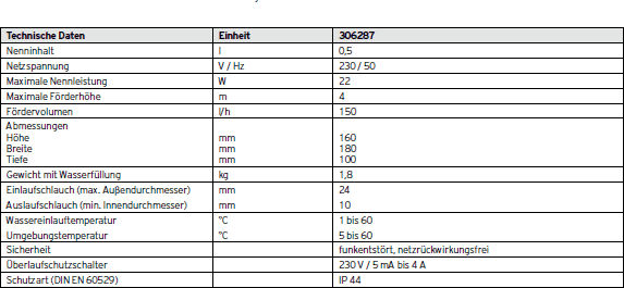 Xylem Lowara TP1 Kondensatpumpe Austausch Vaillant Ecolevel  Kondenswasserpumpe 306287