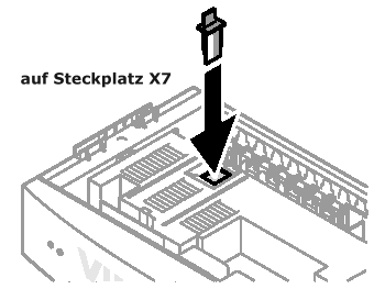 Steckplatz für Kodierstecker bei Vitotronic 200(KW2)
