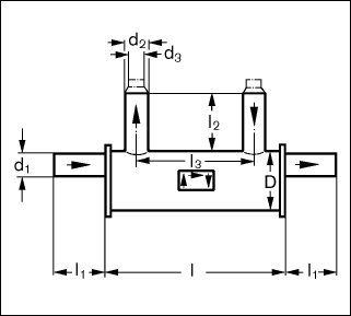 Abmessungen Gas-Luftabscheider