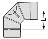 Reinigungswinkel 0-90 Grad drehbar