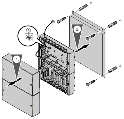 Montage Steckadapter