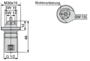 Abmessungen Ventileinsatz