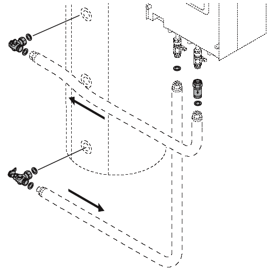 Weishaupt Aqua-Verbindungs-Set WHA4.4