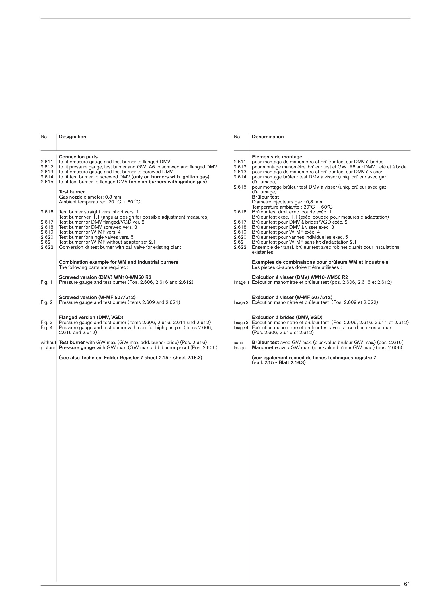 Explosionszeichnung Weishaupt Ersatzteilliste 83021280 – PDF-Seite 61