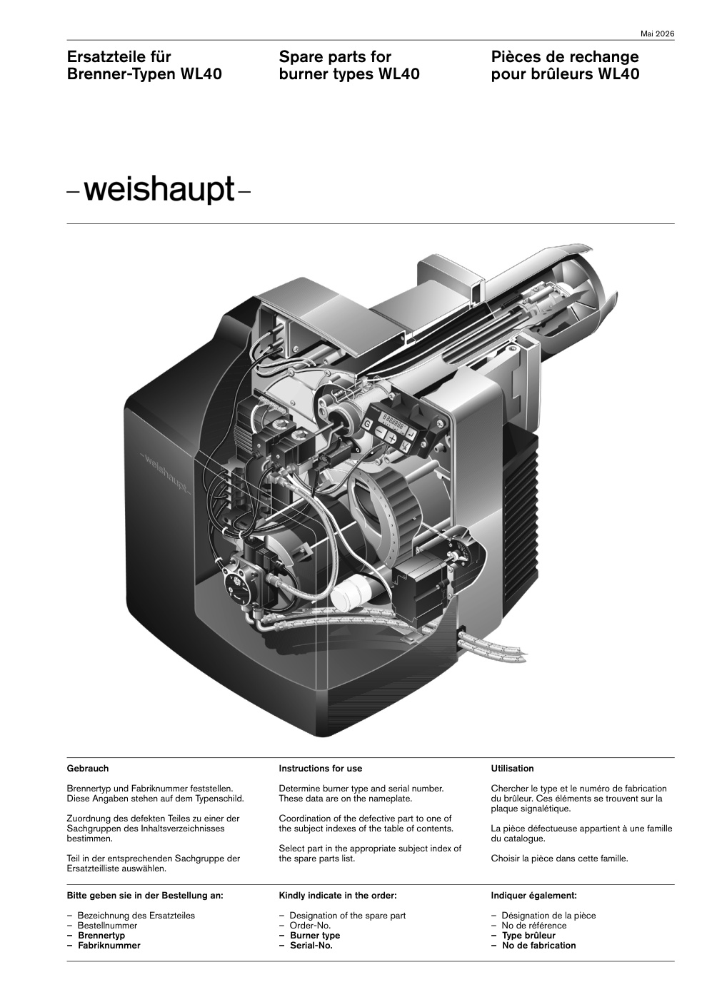Weishaupt Brenner WL40