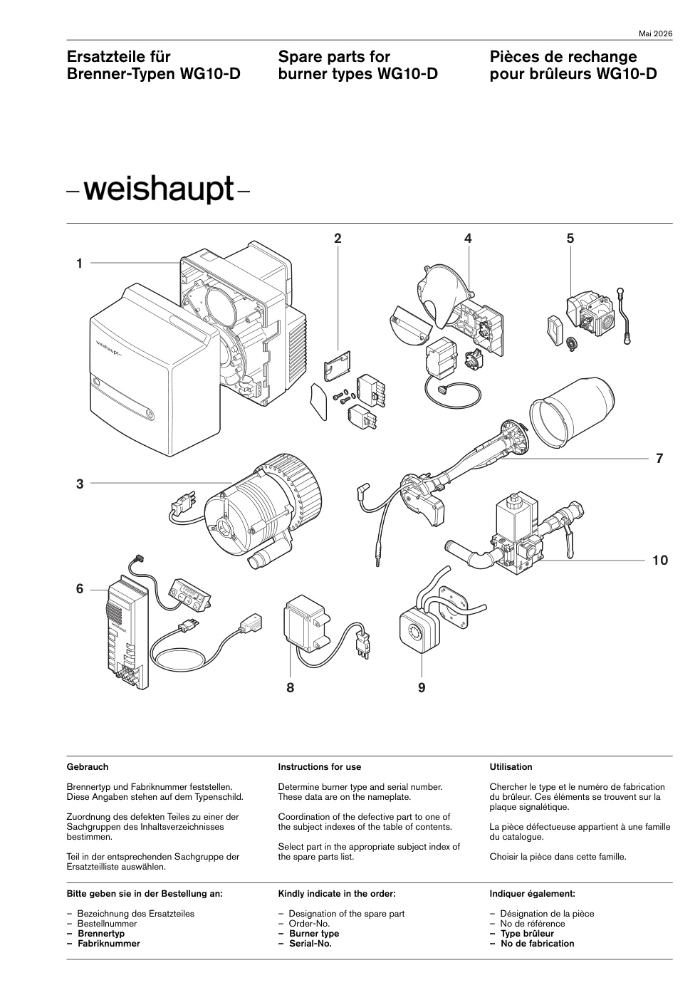 Weishaupt Brenner WG10-D