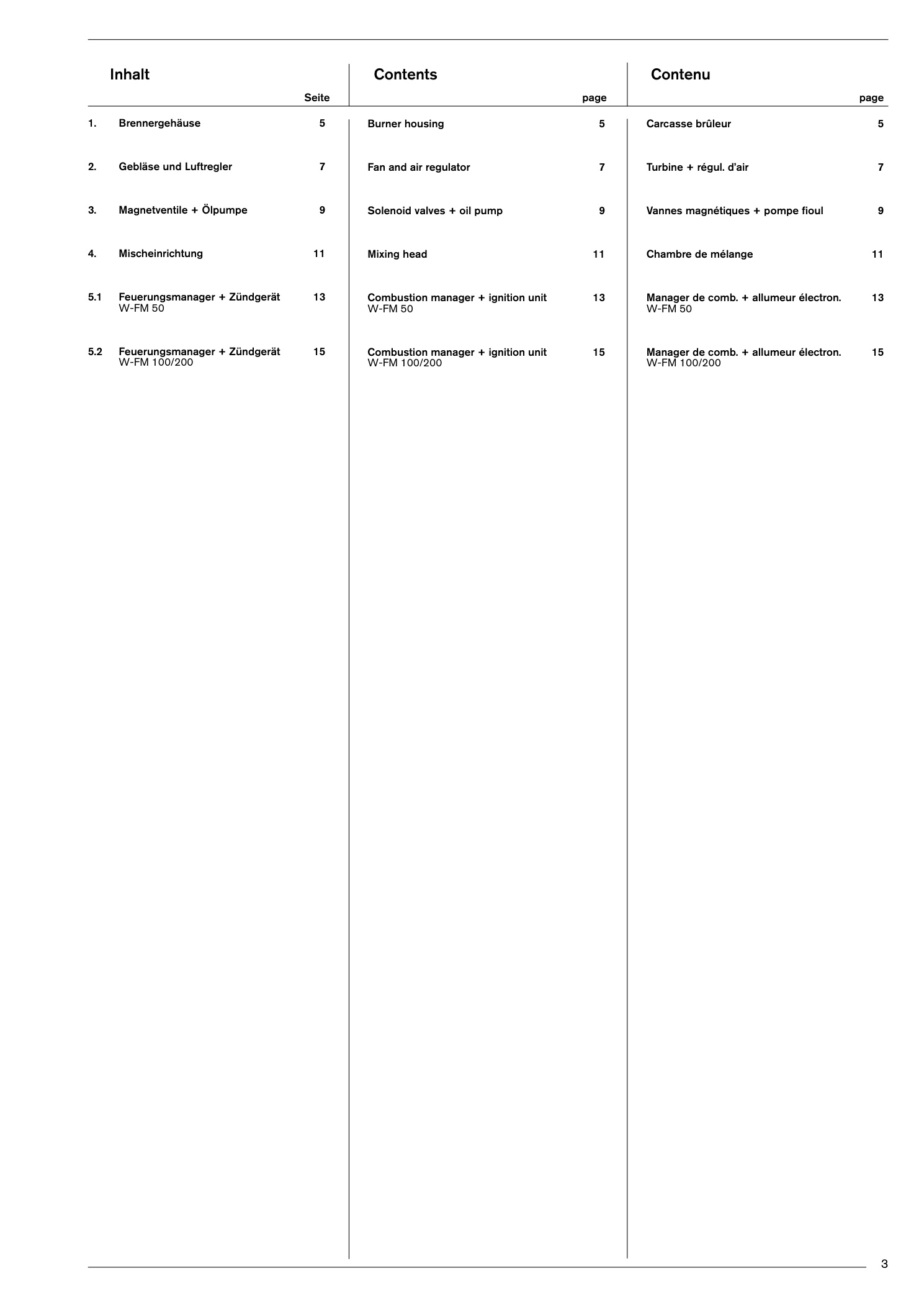 Explosionszeichnung Weishaupt Brenner WM-L20-A Ausf. R – PDF-Seite 3