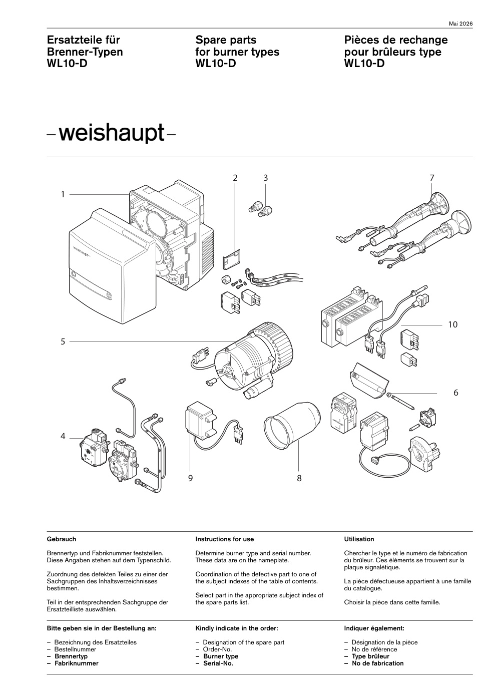 Weishaupt Brenner WL10-D