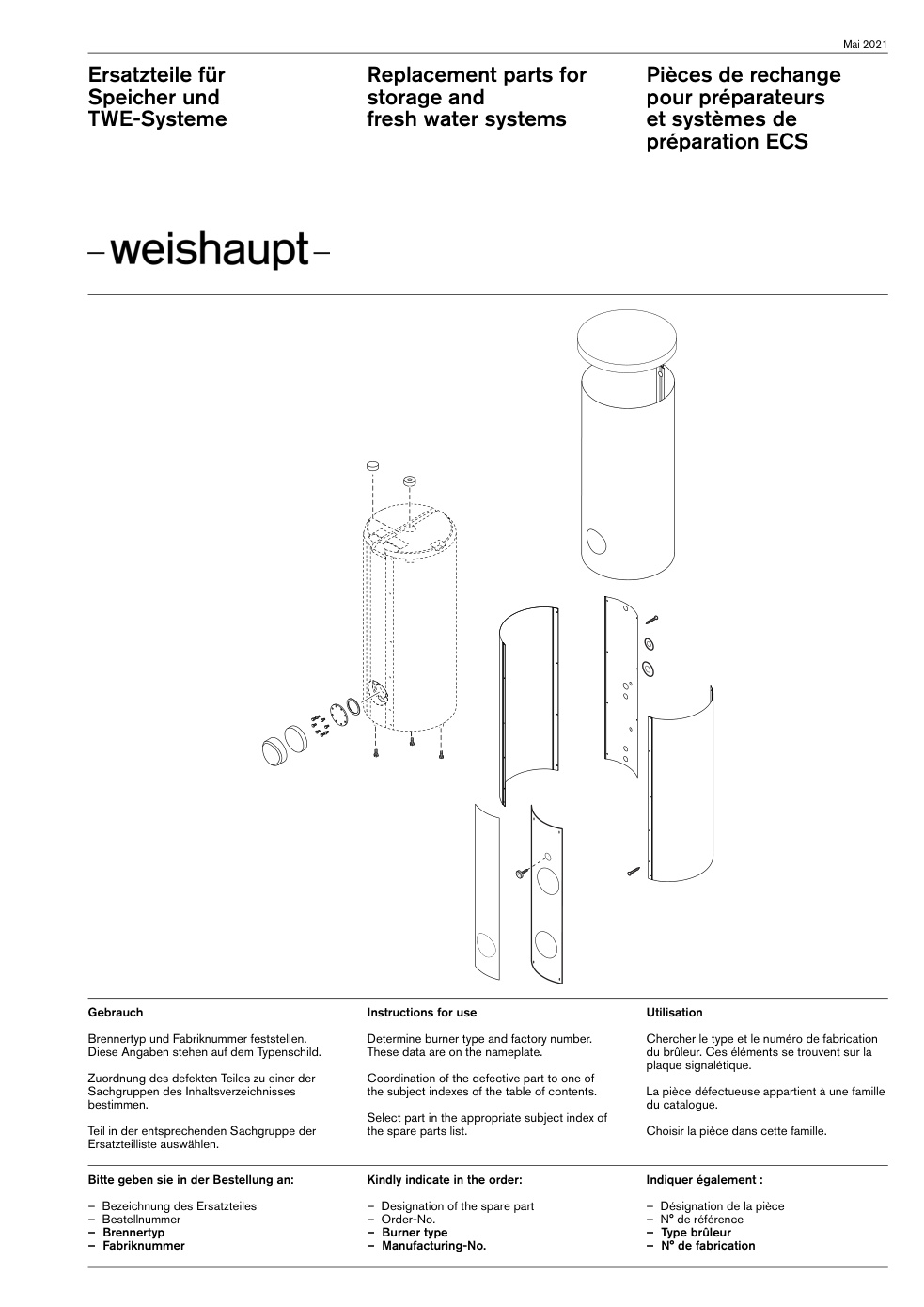 Weishaupt Speicher und TWE-Systeme