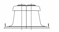 Bild von Doppelrohr-Schachtabdeckung 2 x DN 80 
