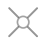 Bild von Montagekreuz für Flexrohr DN 60

