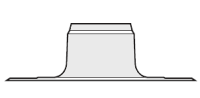 Bild von Flachdachkragen Aluminium 