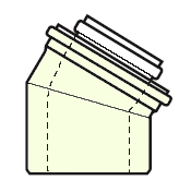 Bild von AZ-Bogen Stahl/PP 100/60