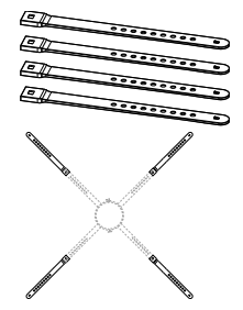 Bild von Stützspeichen-Set (4 Stück)
