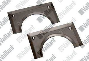Bild von Vaillant Rosette 125 mm geteilt (Edelstahl)