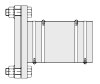 Bild von Flansch-Stutzen DN80