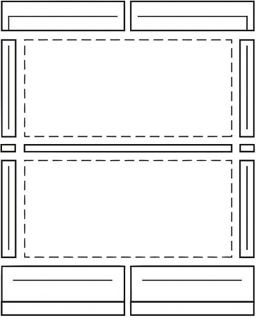 Bild von Indach-Eindeckrahmen