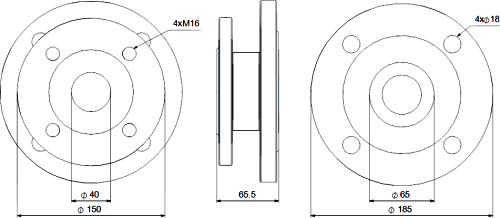 Bild von Ausgleichsstück DN40/DN65