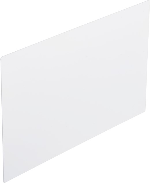 Bild von Designblende rechteckig weiß Zuluft und Abluft