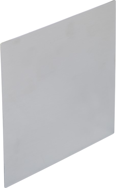 Bild von Designblende quadratisch Edelstahloptik Zuluft Abluft