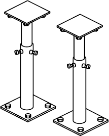 Bild von Standkonsolen-Set WHV-M