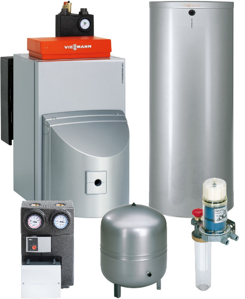 Bild von Paket Vitorondens 200-T 20,2 kW mit Mischer und Vitocell 100-V CVAA 160 Liter