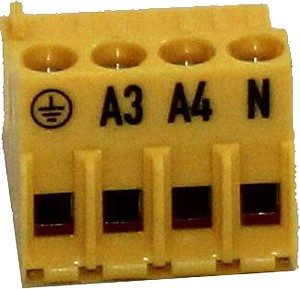 Bild von Gegenstecker gelb 4-polig - A3/A4