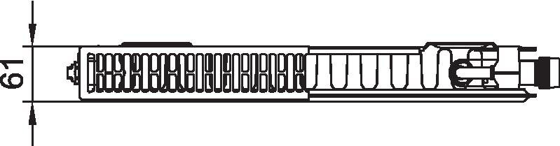 Bild von Kermi Profil-V Typ11 BH500x61x400mm