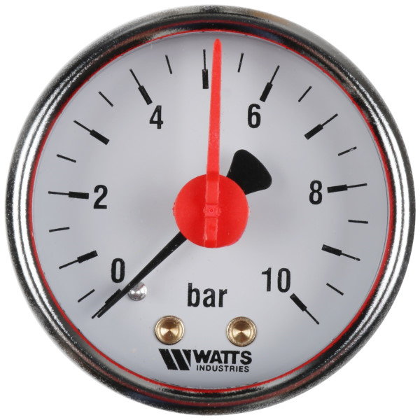 Bild von Manometer 10 bar rückseitig