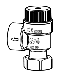 Bild von Sicherheitsventil G3/4 - 6 bar