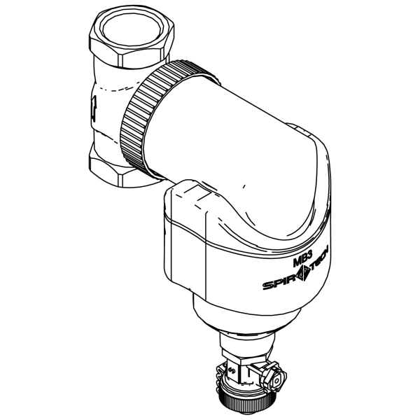 Bild von Schlammabscheider Rp 1'' IG mit Magnet