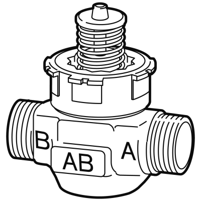 Bild von 2-Wege-Zonenventil 1" AG