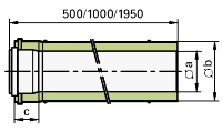 Bild von AW-Rohr 0,5 m
