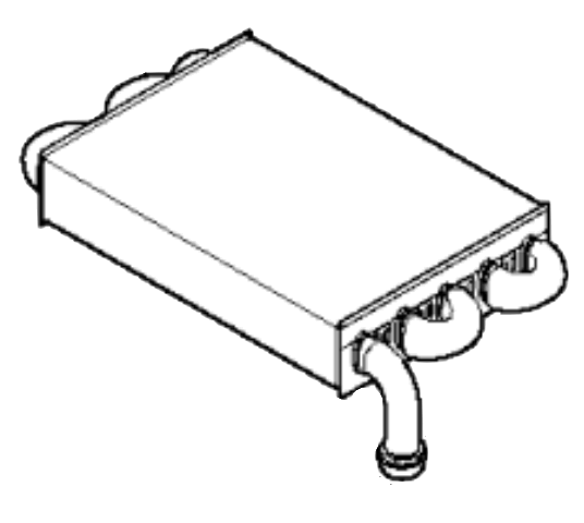 Bild von Abgaswärmetauscher 98 Lamellen