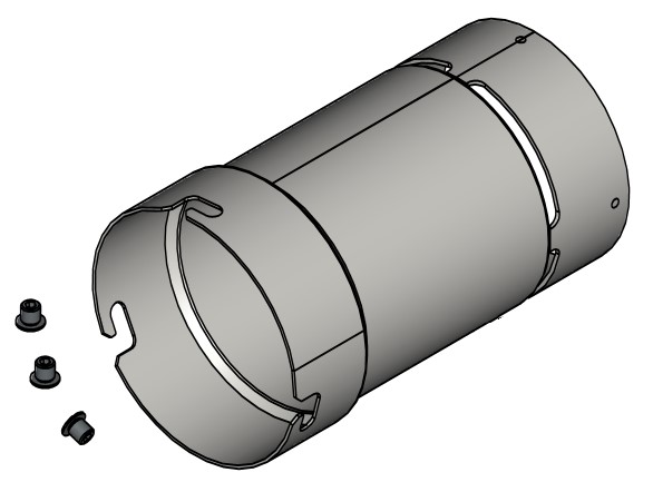 Bild von Adapterrohr VHGIII 63-100kW