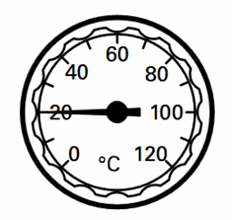 Bild von Thermometer für Solar-Divicon