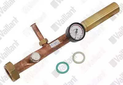 Bild von Vaillant Rohr, mit Manometer