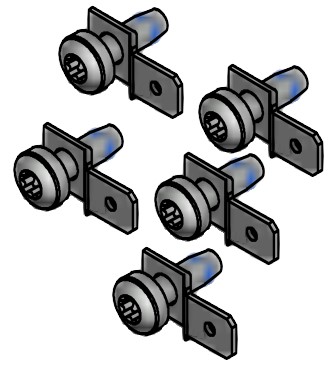 Bild von Flachstecker (5 Stück)