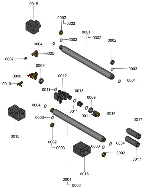 Bild von Systemverbindung G1 Linksanbau mit Umwälzpumpe