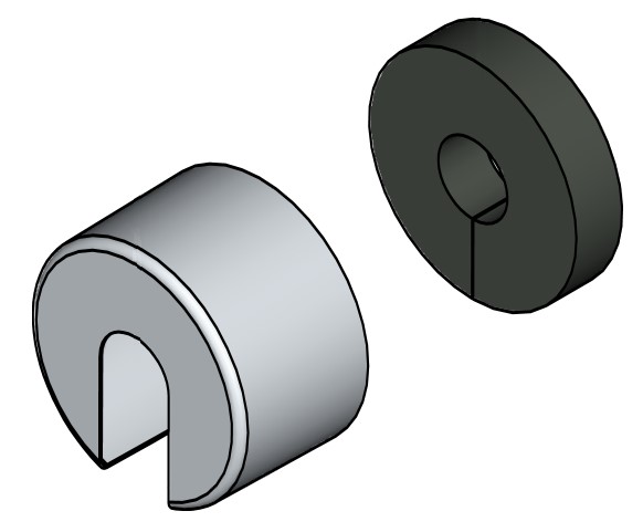 Viessmann Schleifdichtung - Türdichtung - Bodendichtung - steckbar