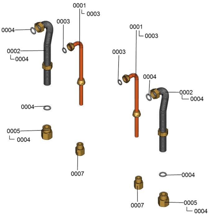 Bild von Hydraulischer Adapter Aufputz