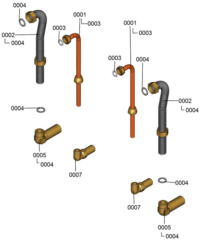 Bild von Hydraulischer Adapter Unterputz