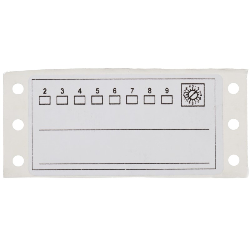 Bild von Hinweisschild 36 x 68 Adresse WRS-EM
