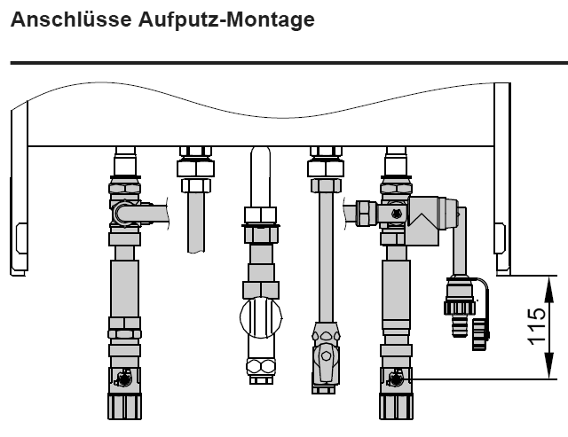 Bild von Adapter Gas-Kombi AP Pendola-Vitopend