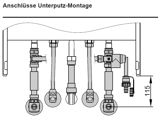 Bild von Adapter Gas-Kombi UP ZWR-Vitopend