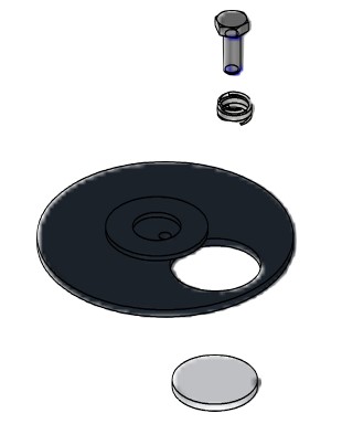 Bild von Schauglas Brennkammerdeckel 8/12 kW