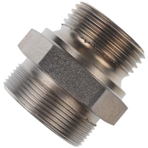 Einschraubstutzen Ölschlauch DN25 M38x1,5 X G1 x 43 mm Einschraubstutzen Ölschlauch DN25 M38x1,5 X G1 x 43 mm