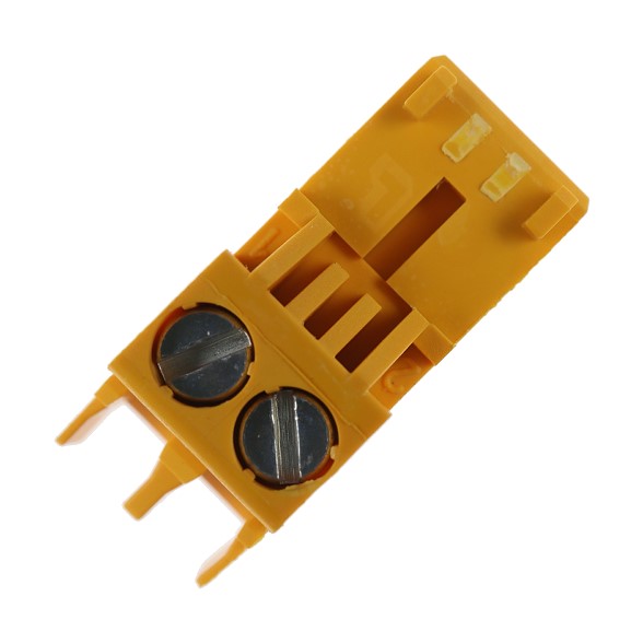 Bild von Stecker B3 2-polig signalgelb Rast 5 K05 PA6 V2